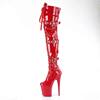 Pleaser - FLAMINGO3028 Cuissardes à plateforme - Rouge Product image